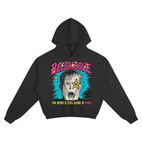BEESMOOVE Home Alone Reality Boxy Hoodie - Beesmoove