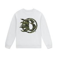 BEESMOOVE camouflage Frequency Staple 100% Cotton Pullover - Beesmoove