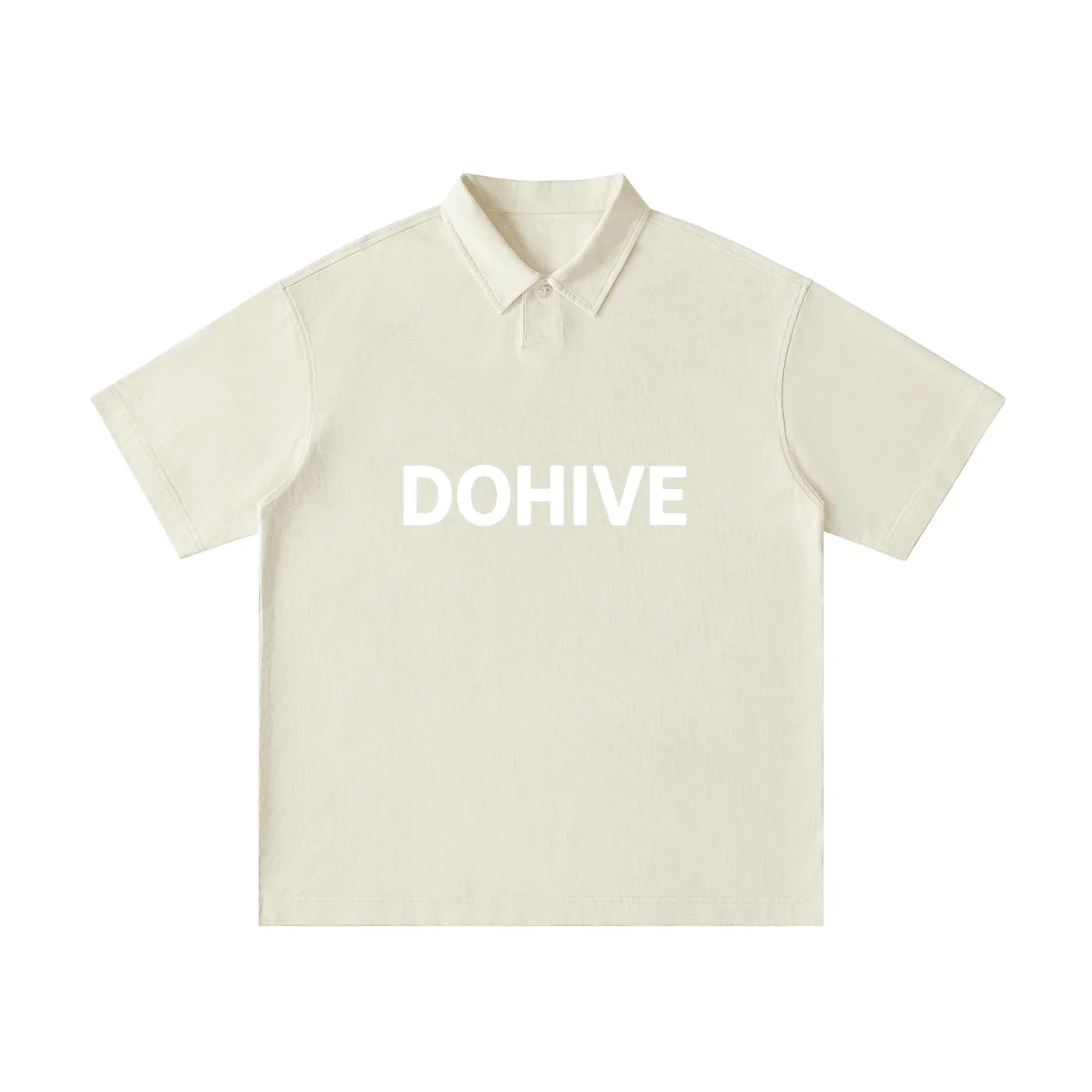 BEESMOOVE DOHIVE Loose Cotton Short-Sleeve Polo Shirt - Beesmoove