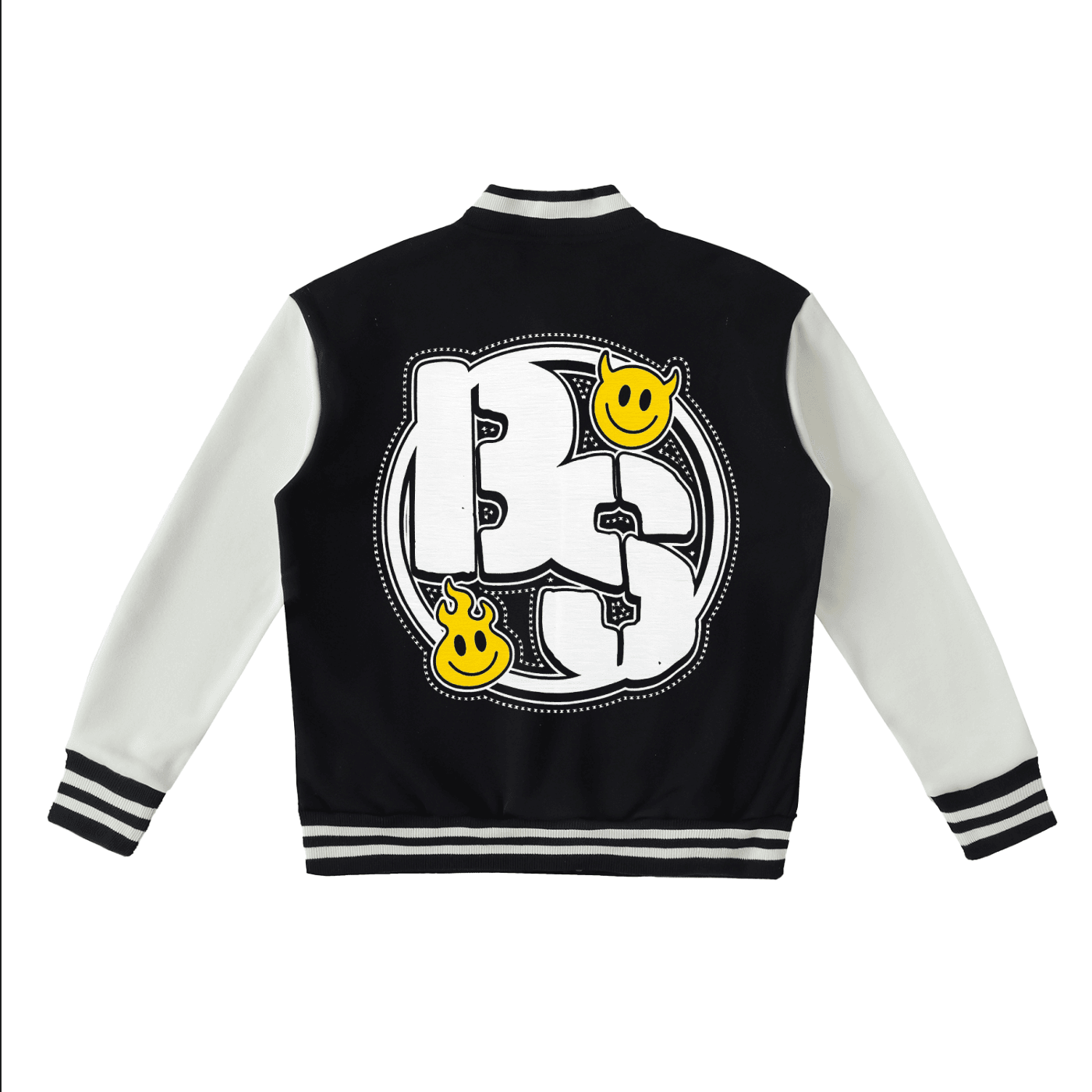 BEESMOOVE BlackSouth Global
Tone Fleeced Varsity Jacket - Beesmoove