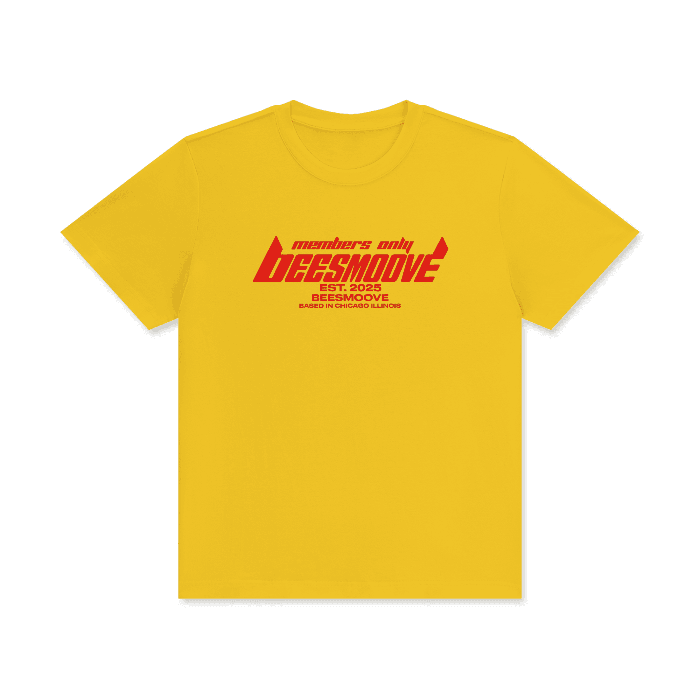 BEESMOOVE members only Classic Crew Neck Cotton T-Shirt - Beesmoove
