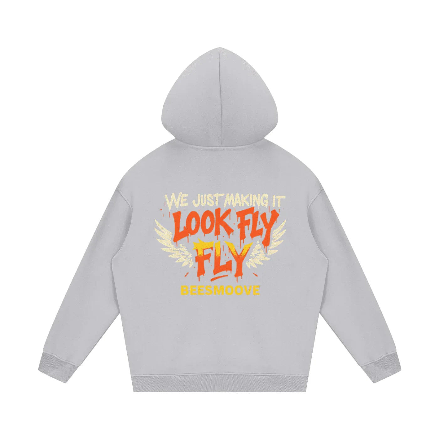 BEESMOOVE God wrote the vision Fleece Hoodie - Beesmoove