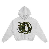 BEESMOOVE camouflage Frequency Boxy Hoodie - Beesmoove
