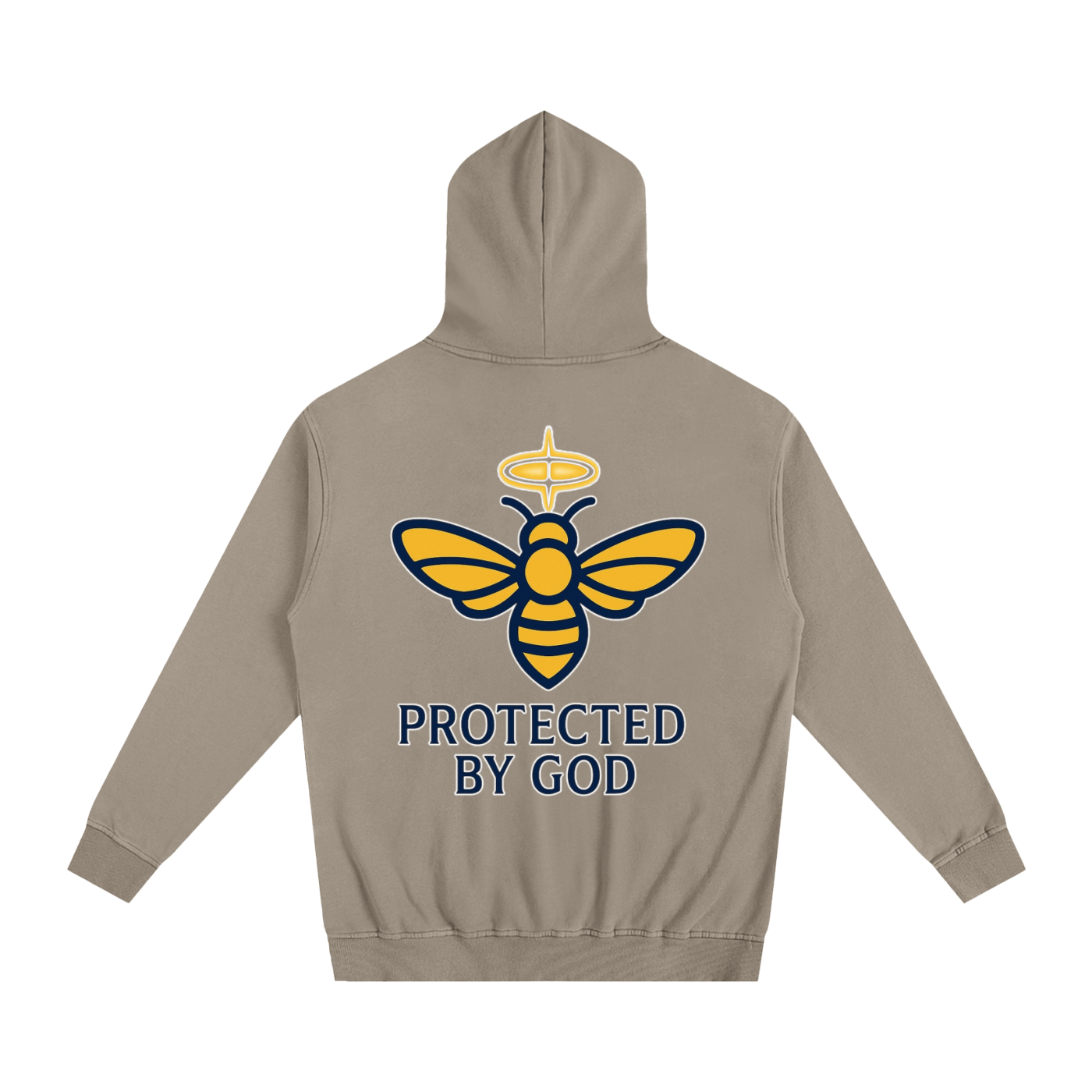 BEESMOOVE God’s Seal Protected By God Oversized Hoodie