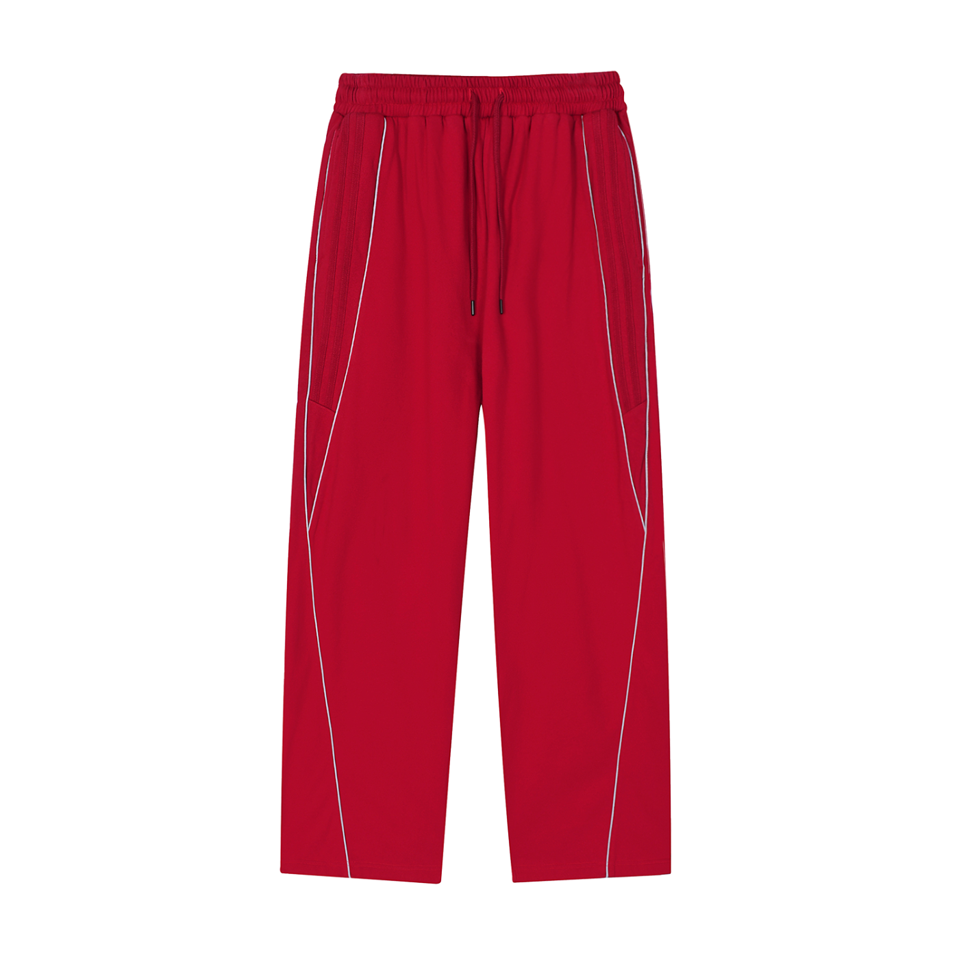 BEESMOOVE DOHIVE v1 Reflection Striped Straight-Leg Sweatpants