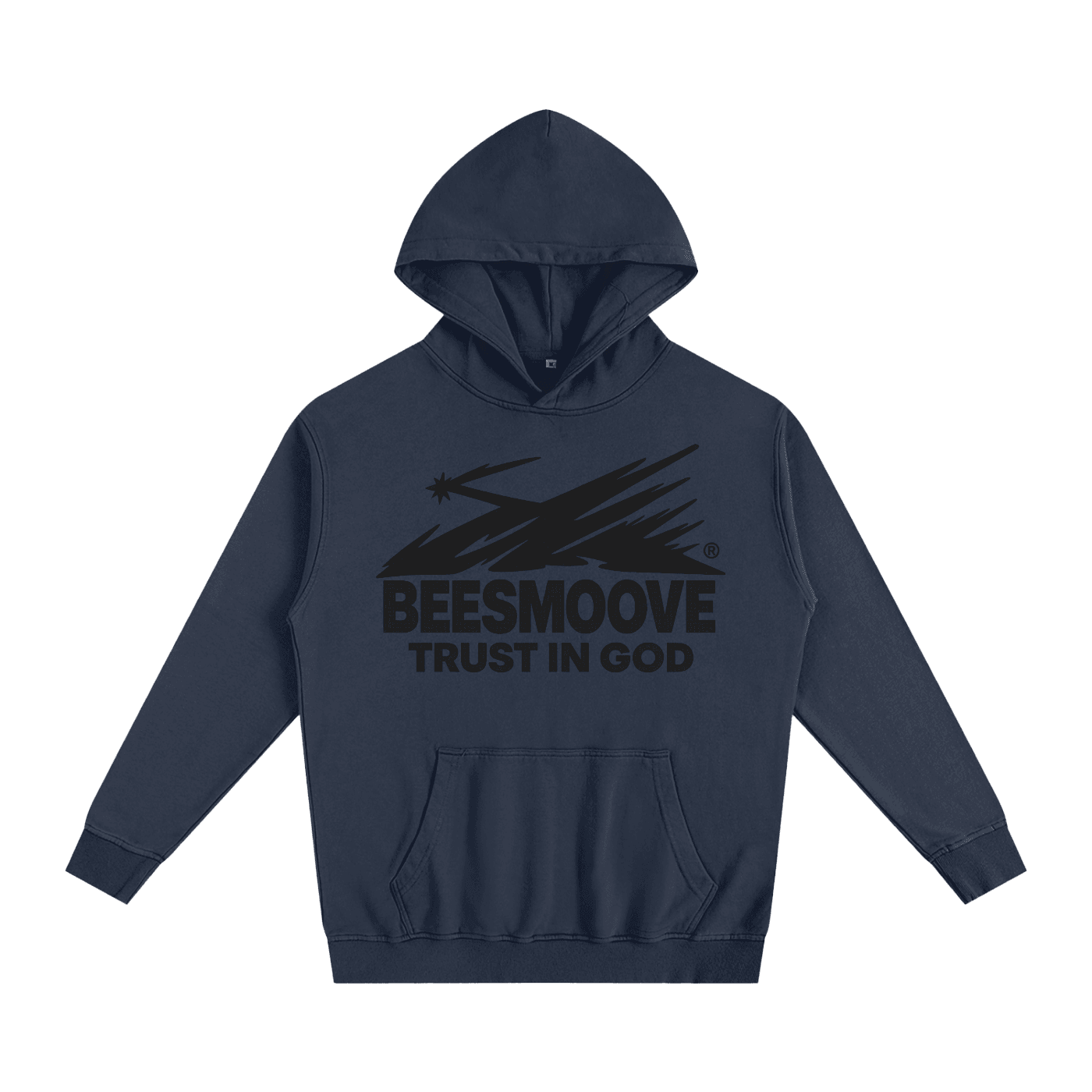 BEESMOOVE Trust In God Oversized Hoodie - Beesmoove