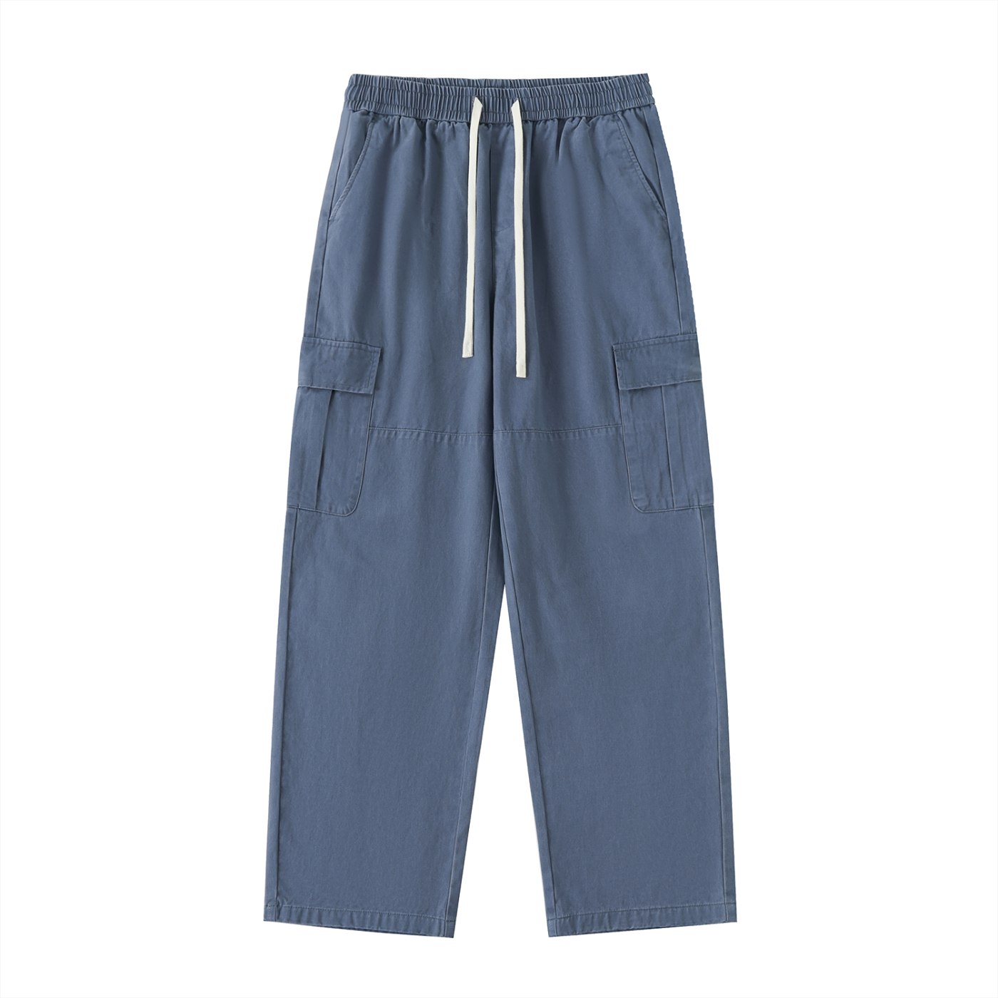 BEESMOOVE Drawstring Waist Straight-Leg Cargo Pants - Beesmoove