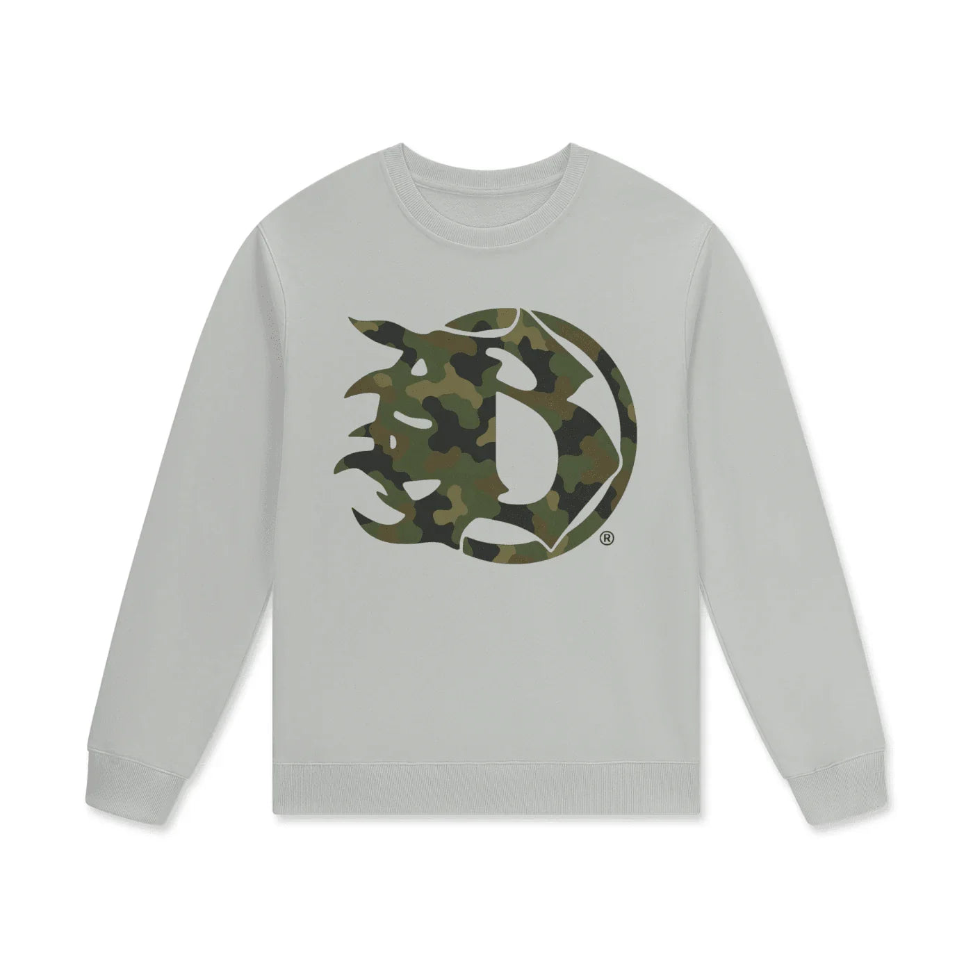 BEESMOOVE camouflage Frequency Staple 100% Cotton Pullover - Beesmoove