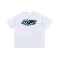 BEESMOOVE Retro Blue Oversized T-shirt - Beesmoove
