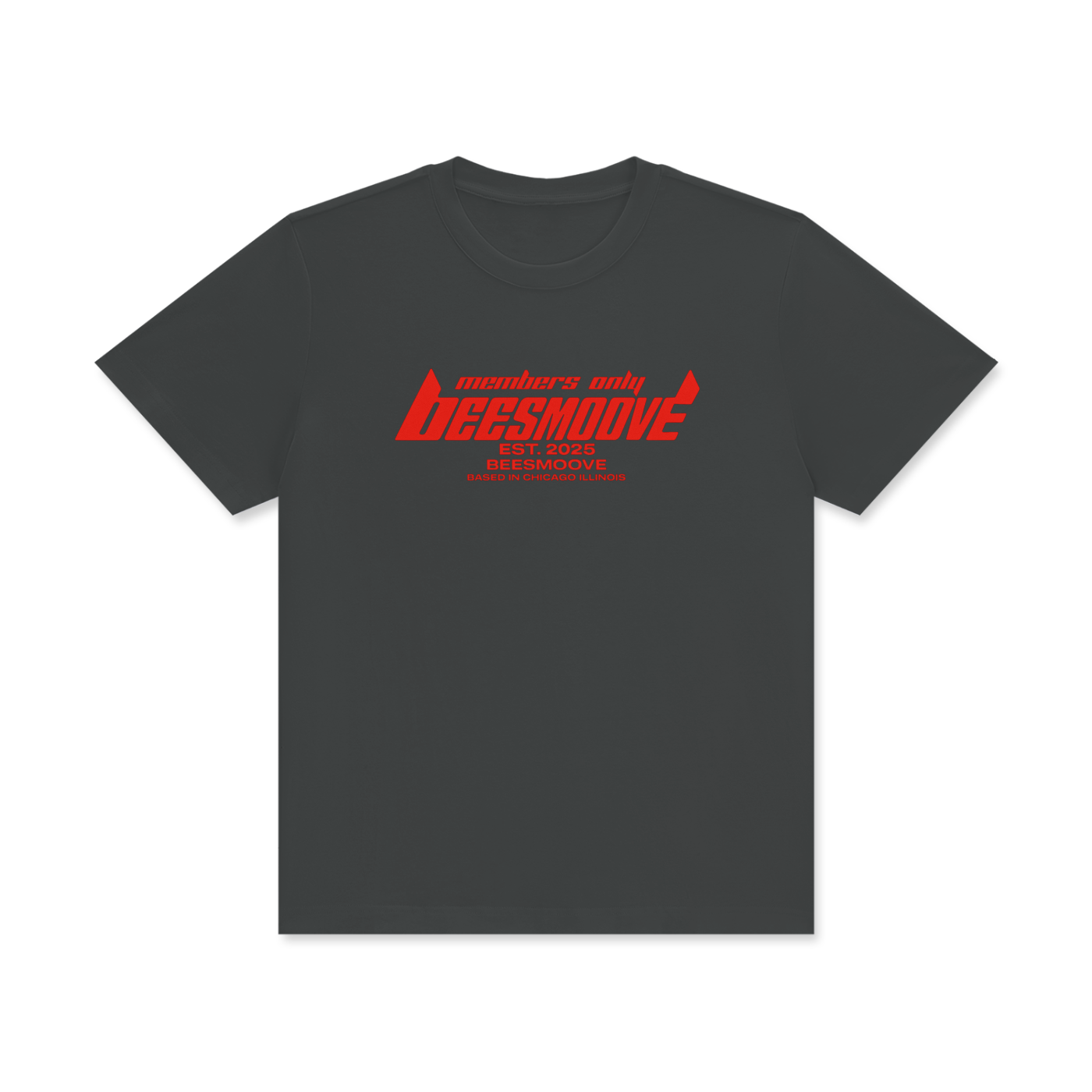 BEESMOOVE members only Classic Crew Neck Cotton T-Shirt