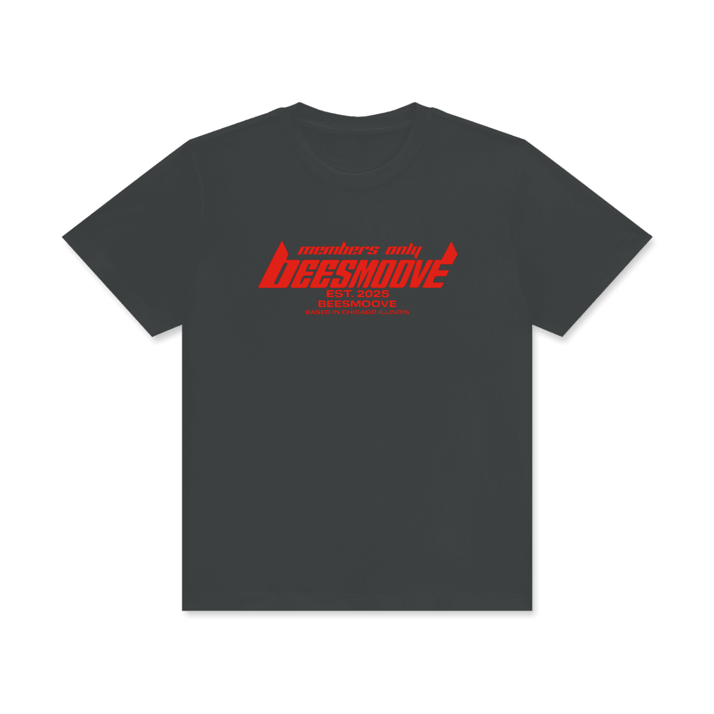 BEESMOOVE members only Classic Crew Neck Cotton T-Shirt - Beesmoove