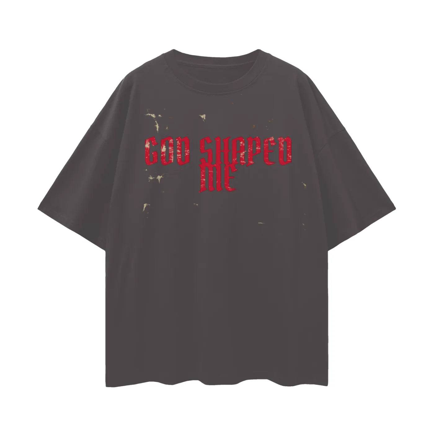 Beesmoove God Shaped Me Drop Shoulder Tee - Beesmoove