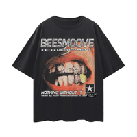BEESMOOVE Nothing Without It Oversize Deep Drop Shoulder Tee - Beesmoove
