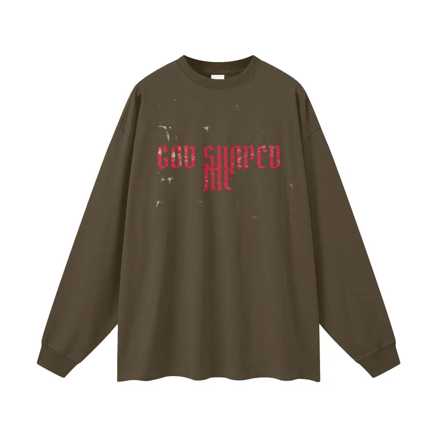 Beesmoove God Shaped Me Long Sleeve Tee - Beesmoove