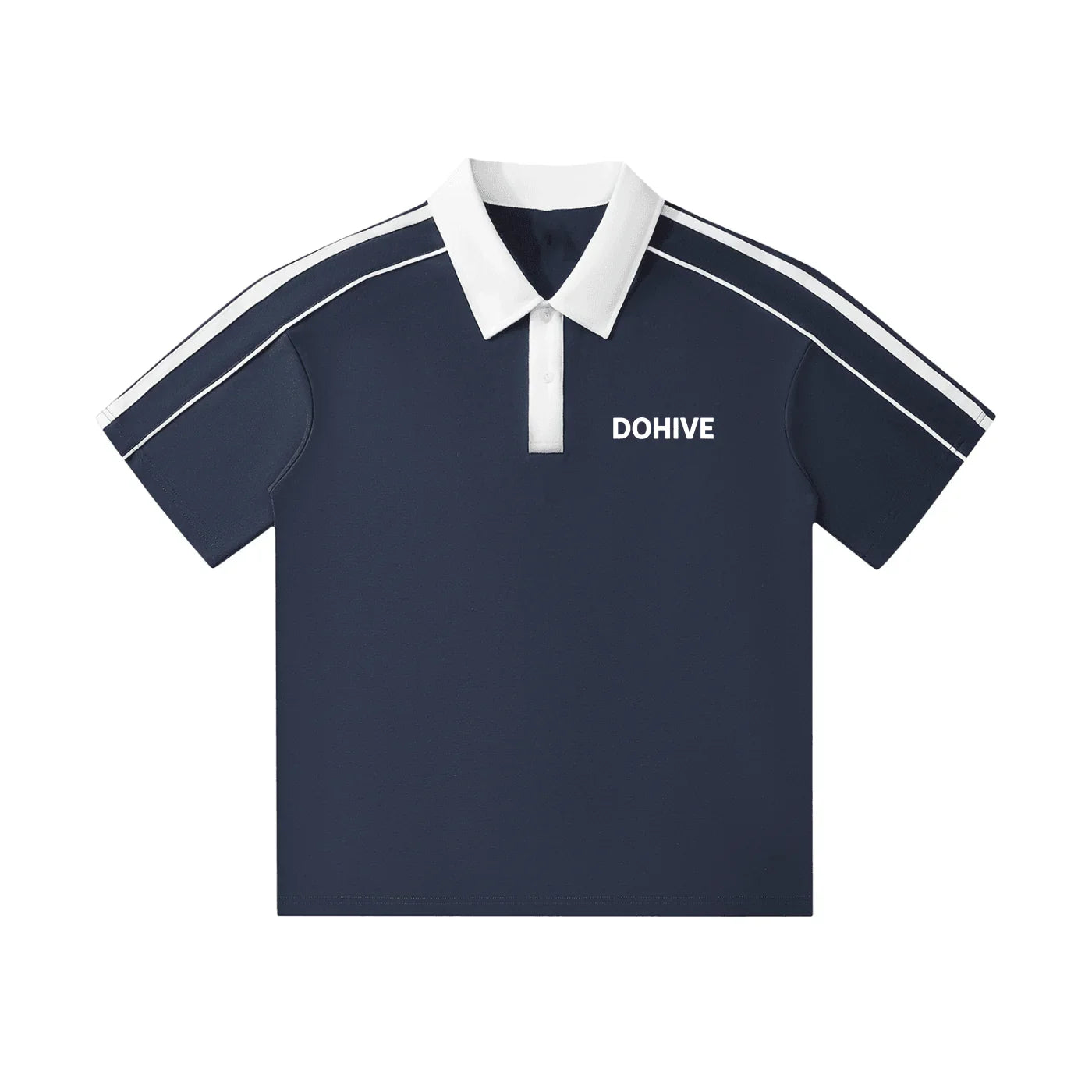 BEESMOOVE DOHIVE Collar Short-Sleeve Polo Shirt - Beesmoove