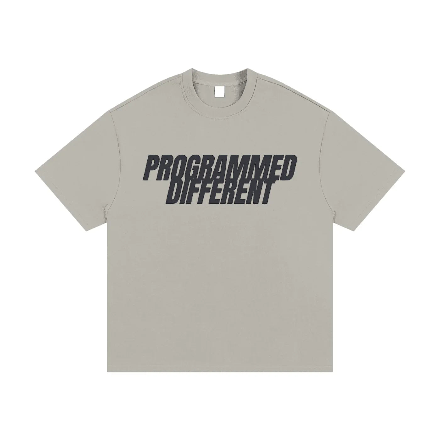 BEESMOOVE PROGRAMMED DIFFERENT Heavyweight Cotton T-Shirt - Beesmoove
