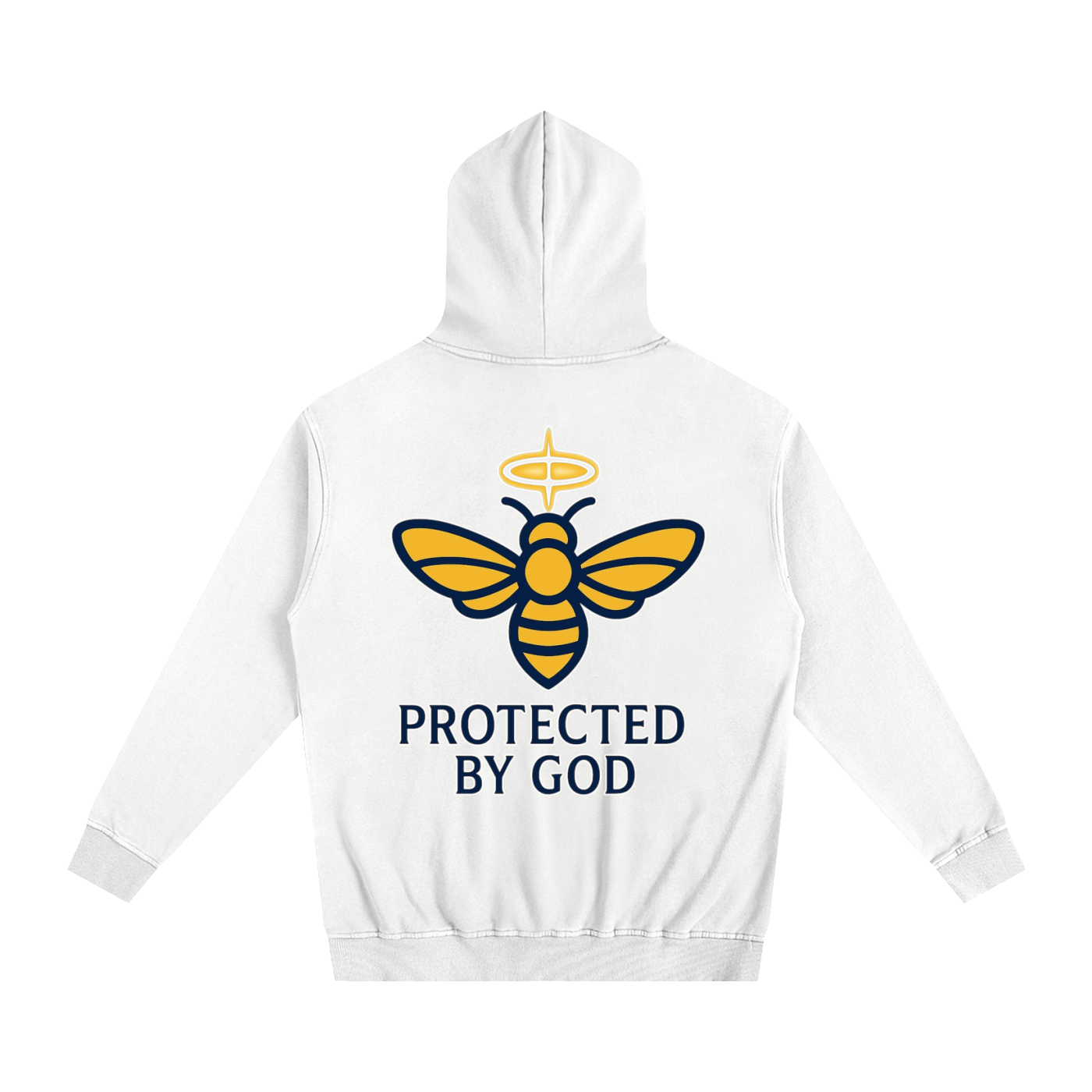 BEESMOOVE God’s Seal Protected By God Oversized Hoodie