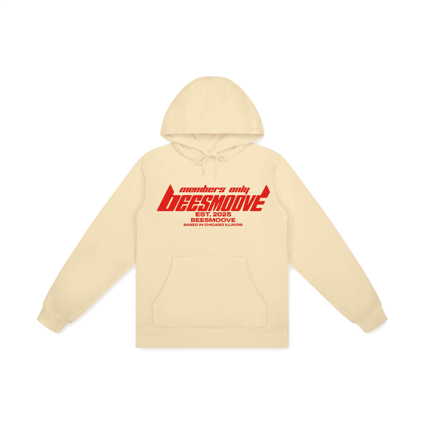 BEESMOOVE Members only Basic 100% Cotton Hoodie - Beesmoove