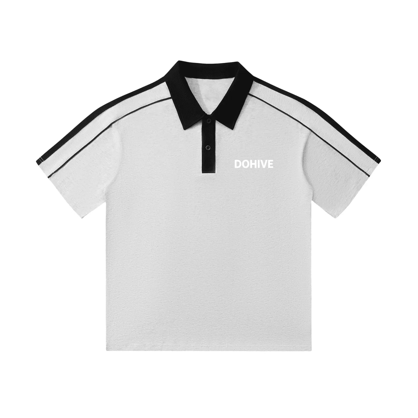 BEESMOOVE DOHIVE Collar Short-Sleeve Polo Shirt - Beesmoove