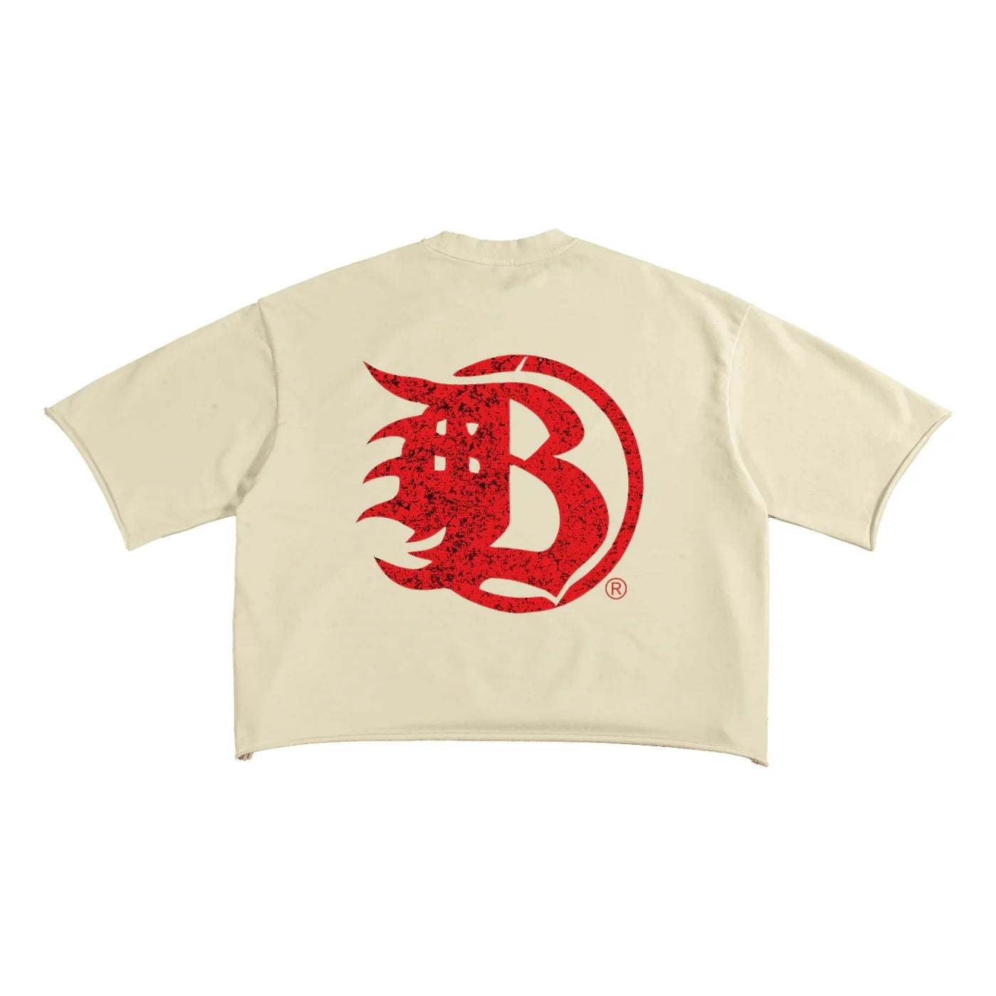 BEESMOOVE Glory or Nothing Terry Raw Edge T-shirt - Beesmoove