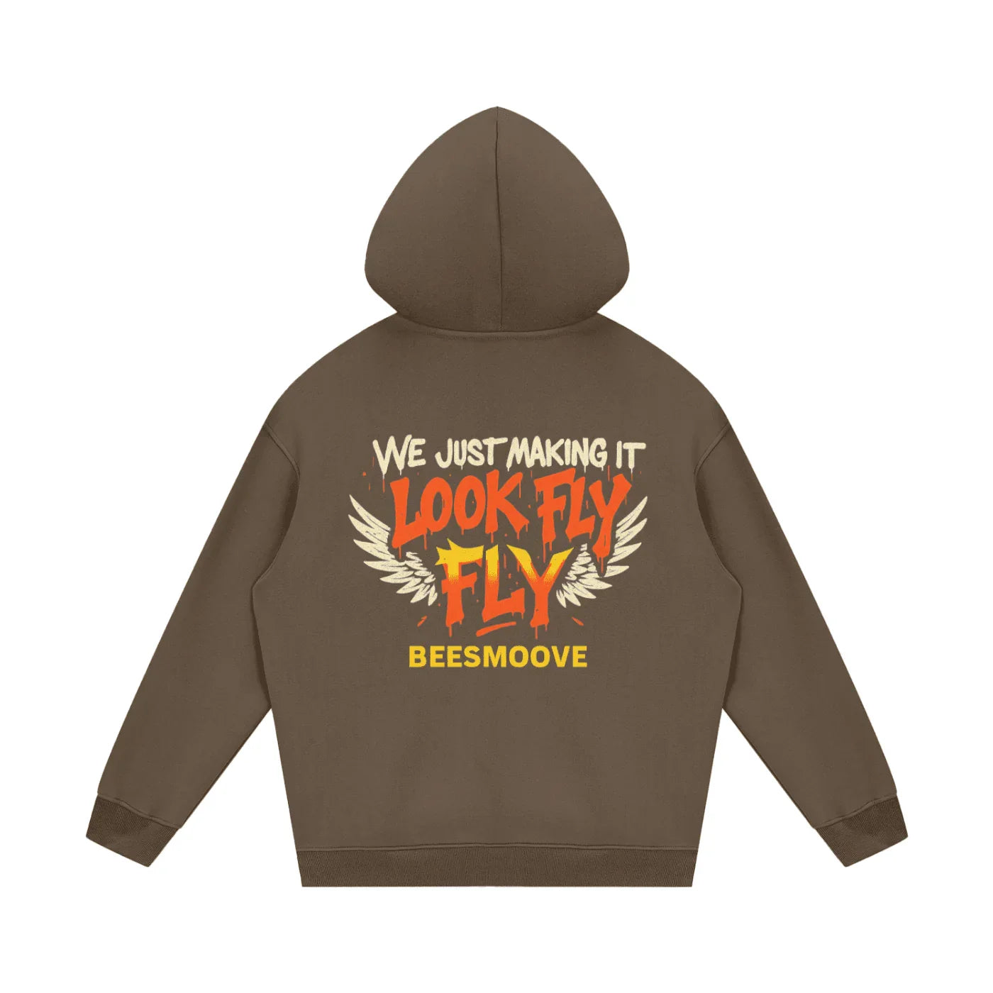 BEESMOOVE God wrote the vision Fleece Hoodie - Beesmoove
