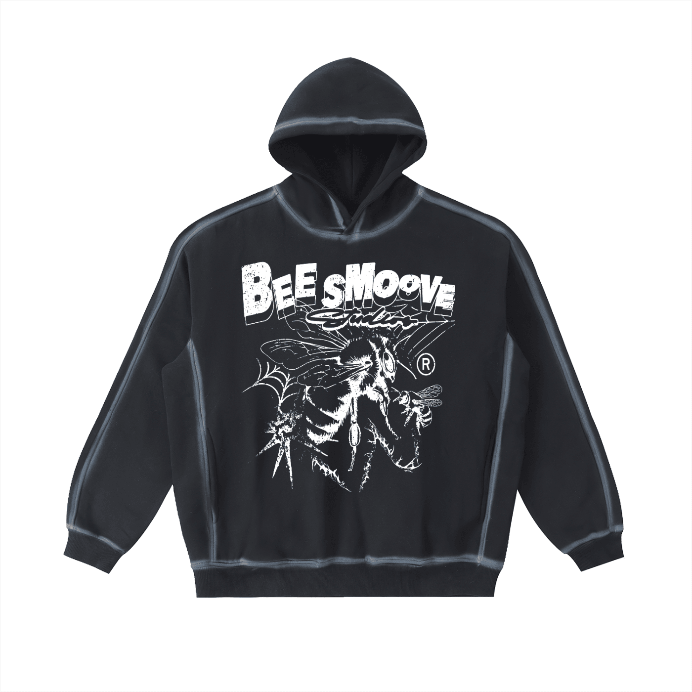 BEESMOOVE B-Squadron: Black Ops Edge Fleece Hoodie - Beesmoove