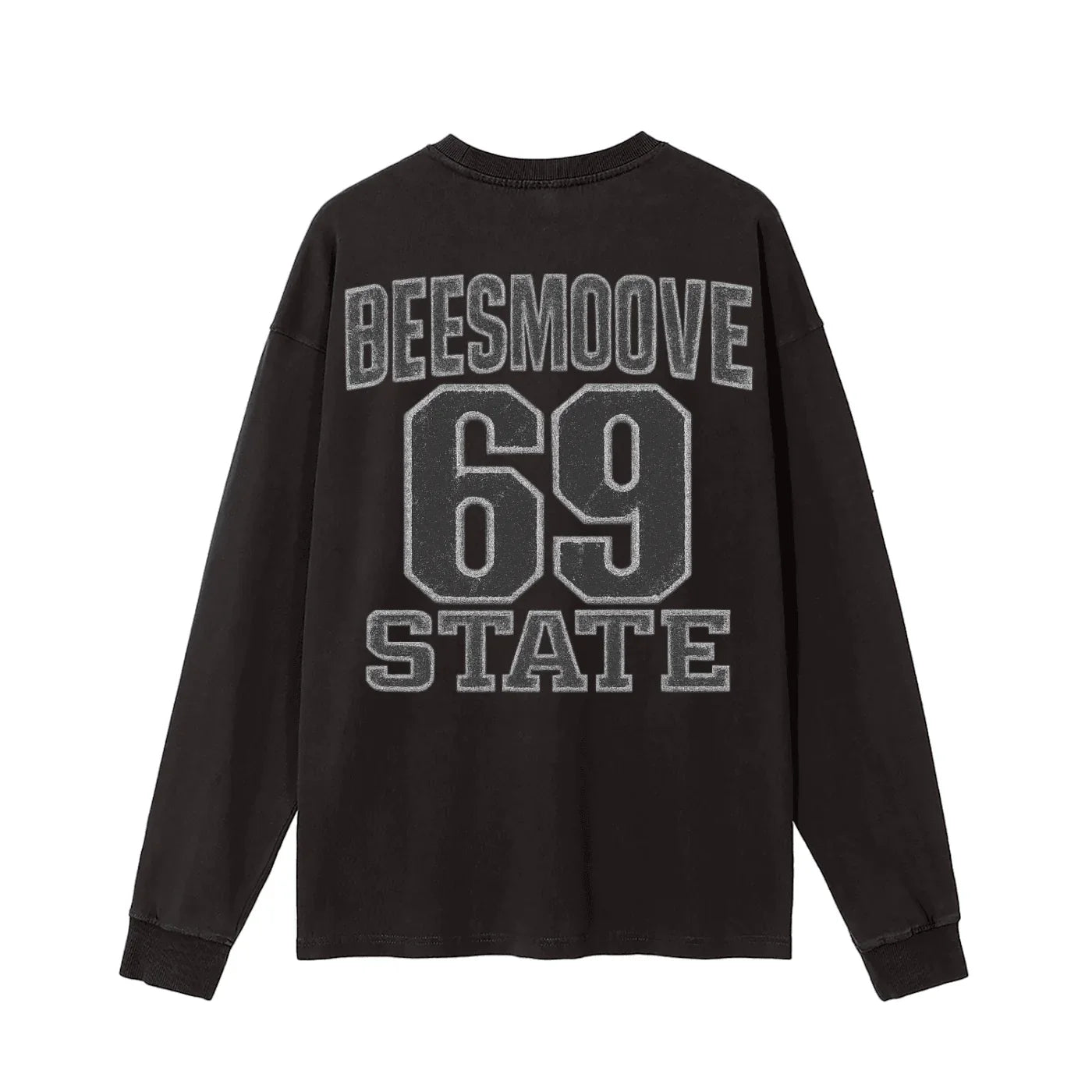 BEESMOOVE Vicious Reign Washed Long Sleeve T-shirt - Beesmoove