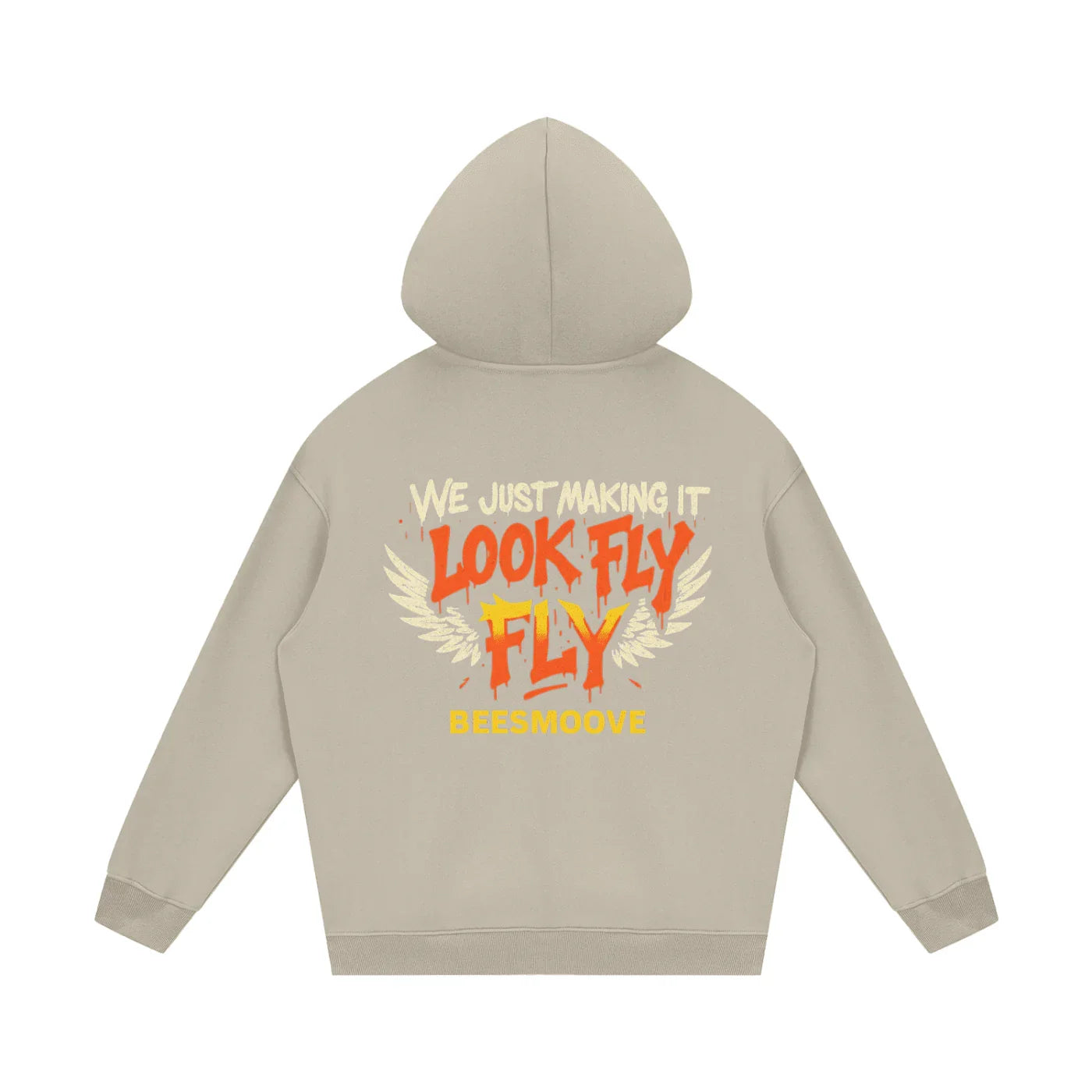 BEESMOOVE God wrote the vision Fleece Hoodie - Beesmoove