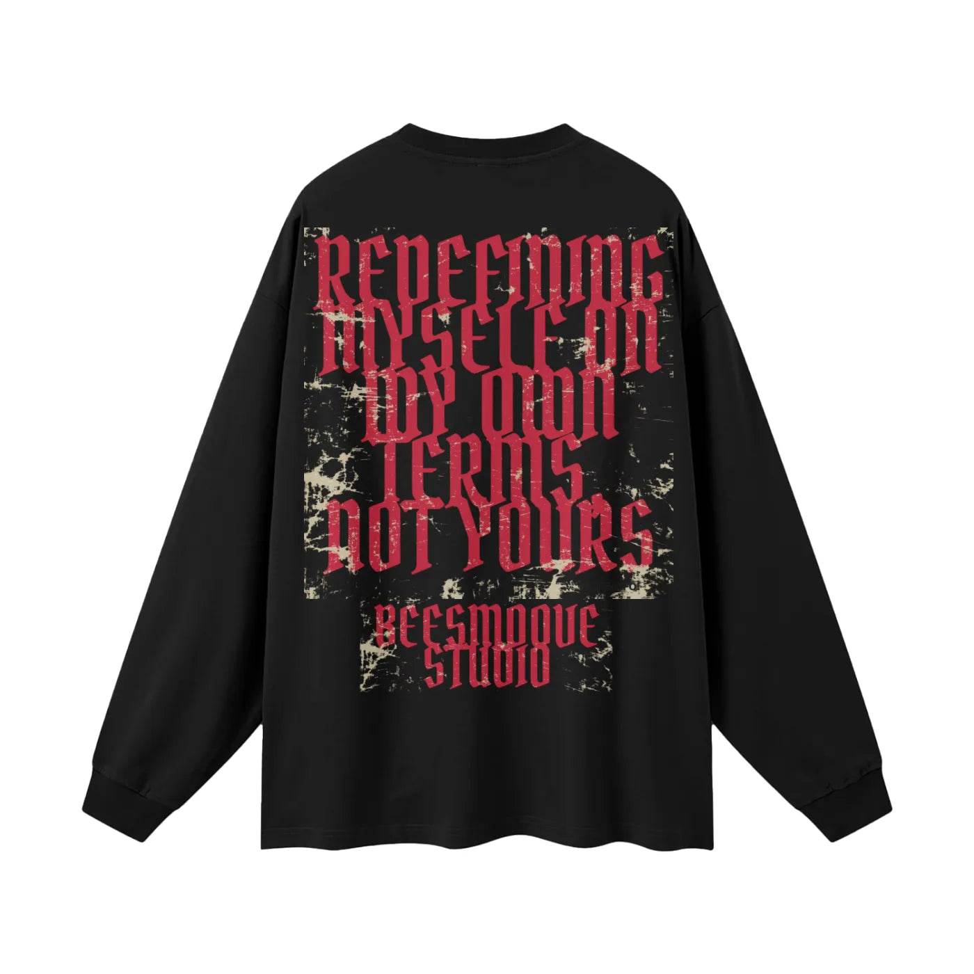 Beesmoove God Shaped Me Long Sleeve Tee - Beesmoove
