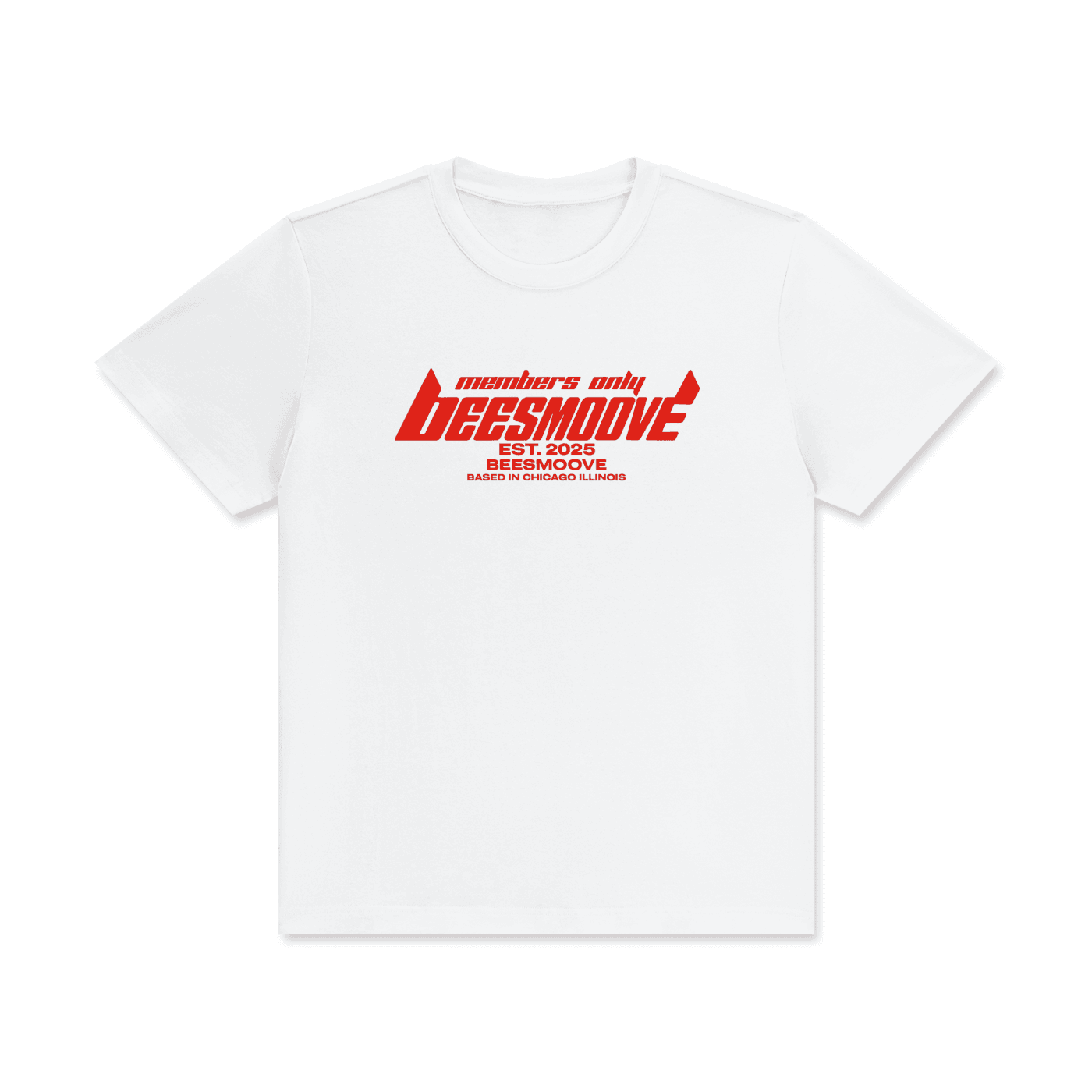 BEESMOOVE members only Classic Crew Neck Cotton T-Shirt - Beesmoove