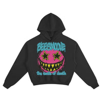 BEESMOOVE Deadly Grin Boxy Hoodie - Beesmoove