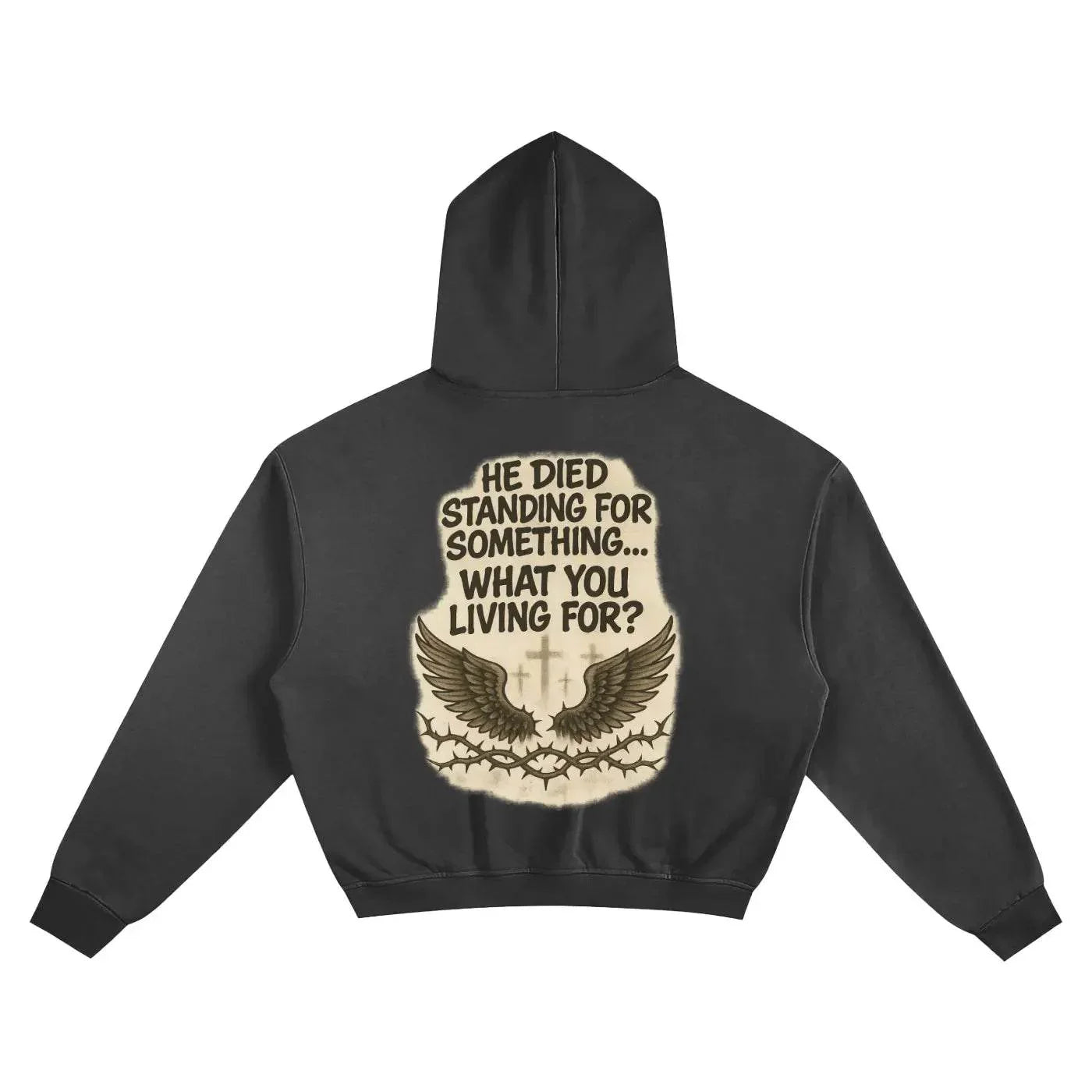BEESMOOVE BEESMOOVE Black Jesus Boxy Hoodie - Beesmoove