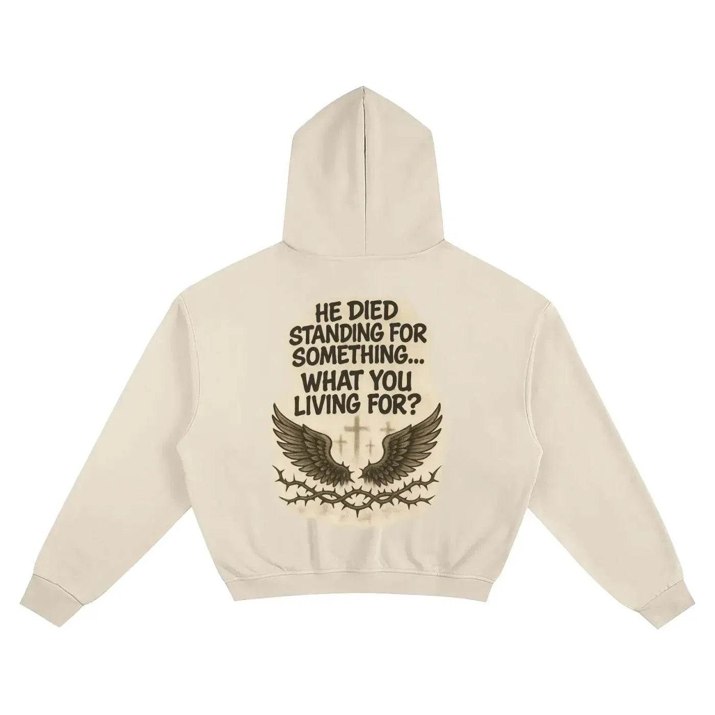 BEESMOOVE BEESMOOVE Black Jesus Boxy Hoodie - Beesmoove