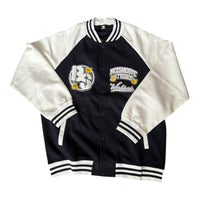 BEESMOOVE Worldwide Global
Tone Raglan Sleeve Varsity Jacket - Beesmoove