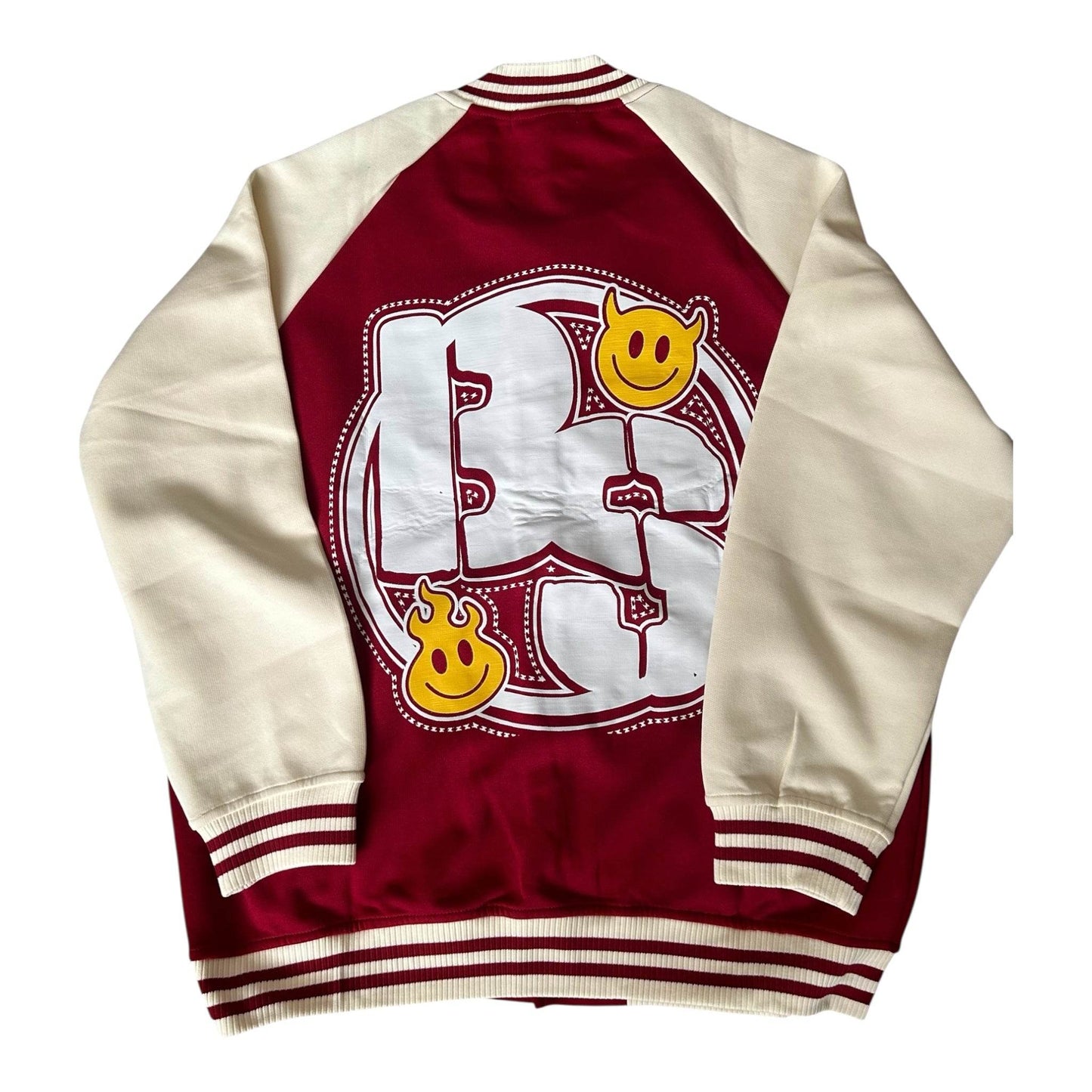BEESMOOVE Worldwide Global
Tone Raglan Sleeve Varsity Jacket - Beesmoove