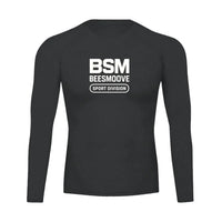 BEESMOOVE BSM Boss Status Mentality Long Sleeve Performance Tee - Beesmoove