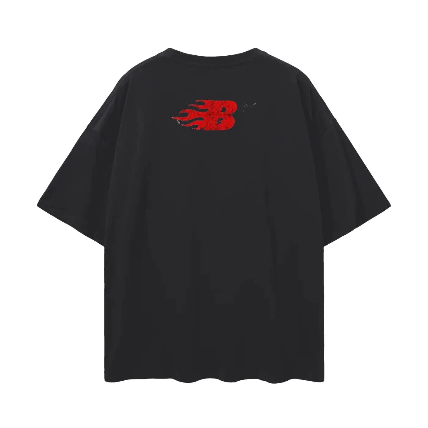 BEESMOOVE Alien Broadcast Oversize Deep Drop Shoulder Tee - Beesmoove
