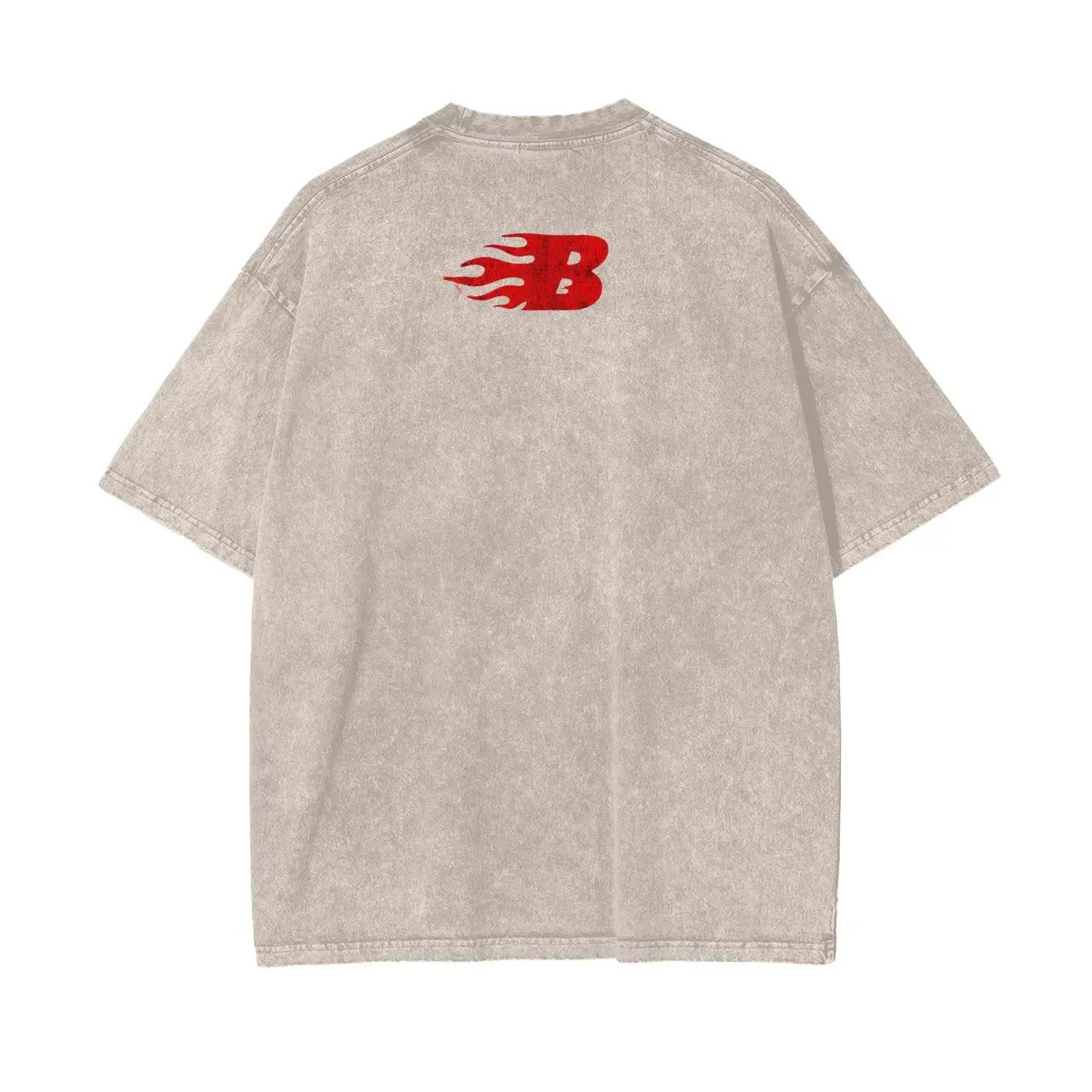 BEESMOOVE Take It Easy Buddy Oversize Washed Tee - Beesmoove