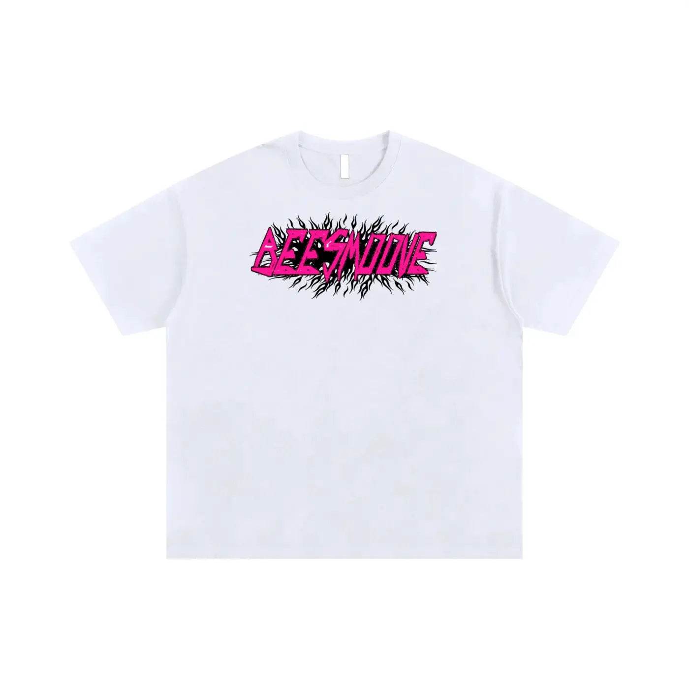BEESMOOVE Retro Pink Oversized T-shirt - Beesmoove