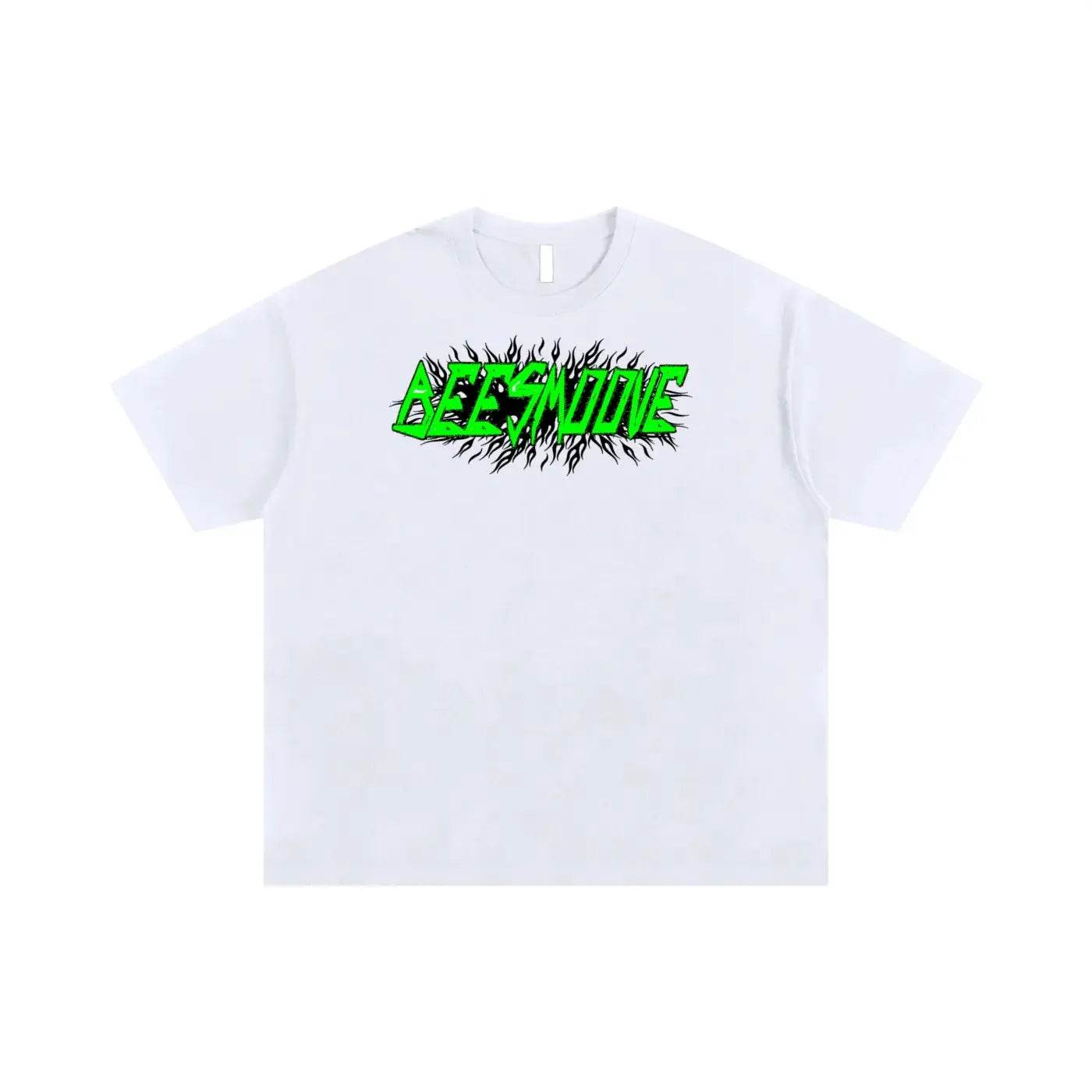 BEESMOOVE Retro Green Oversized T-shirt - Beesmoove