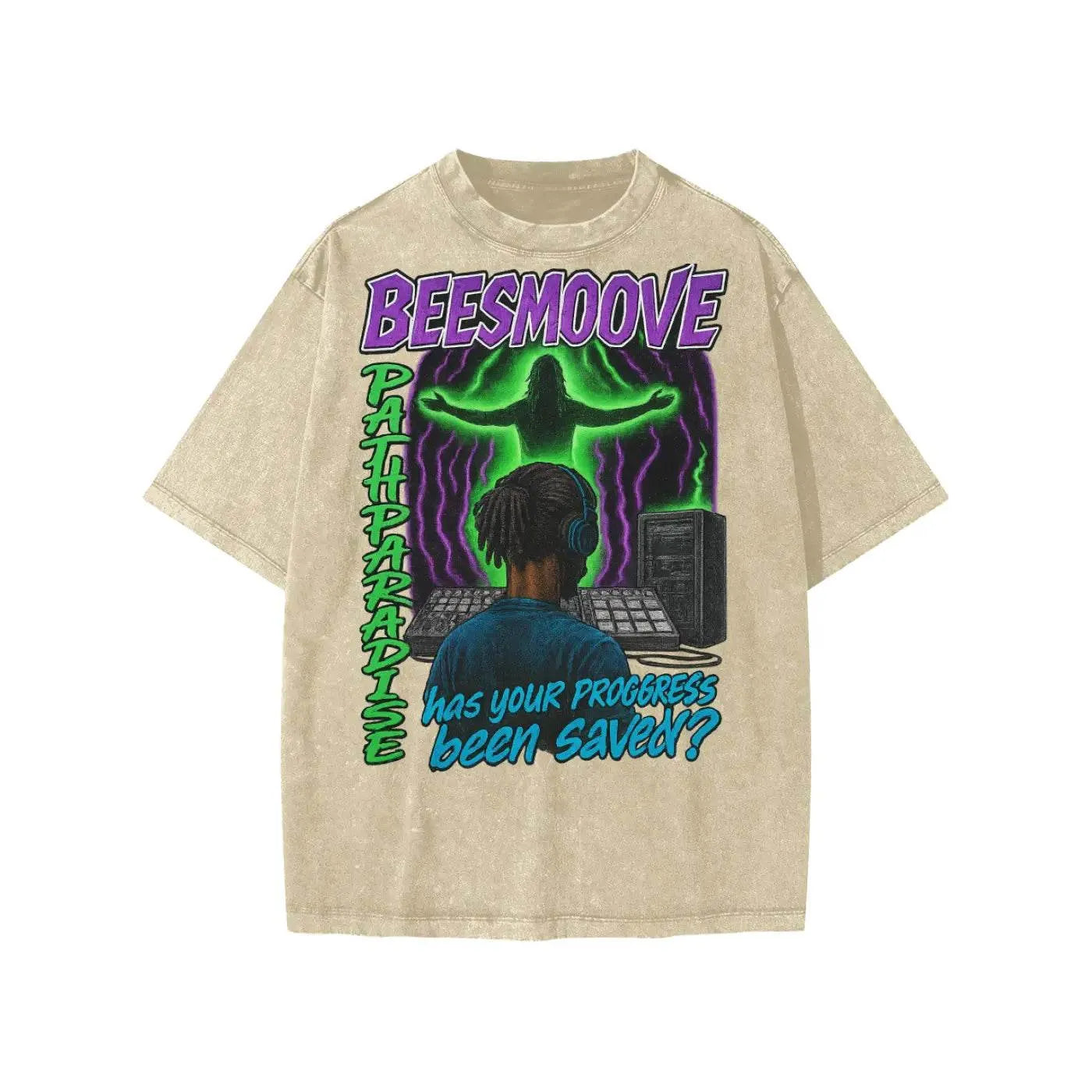 BEESMOOVE Divine Upload
Washed Kids' T-shirt - Beesmoove