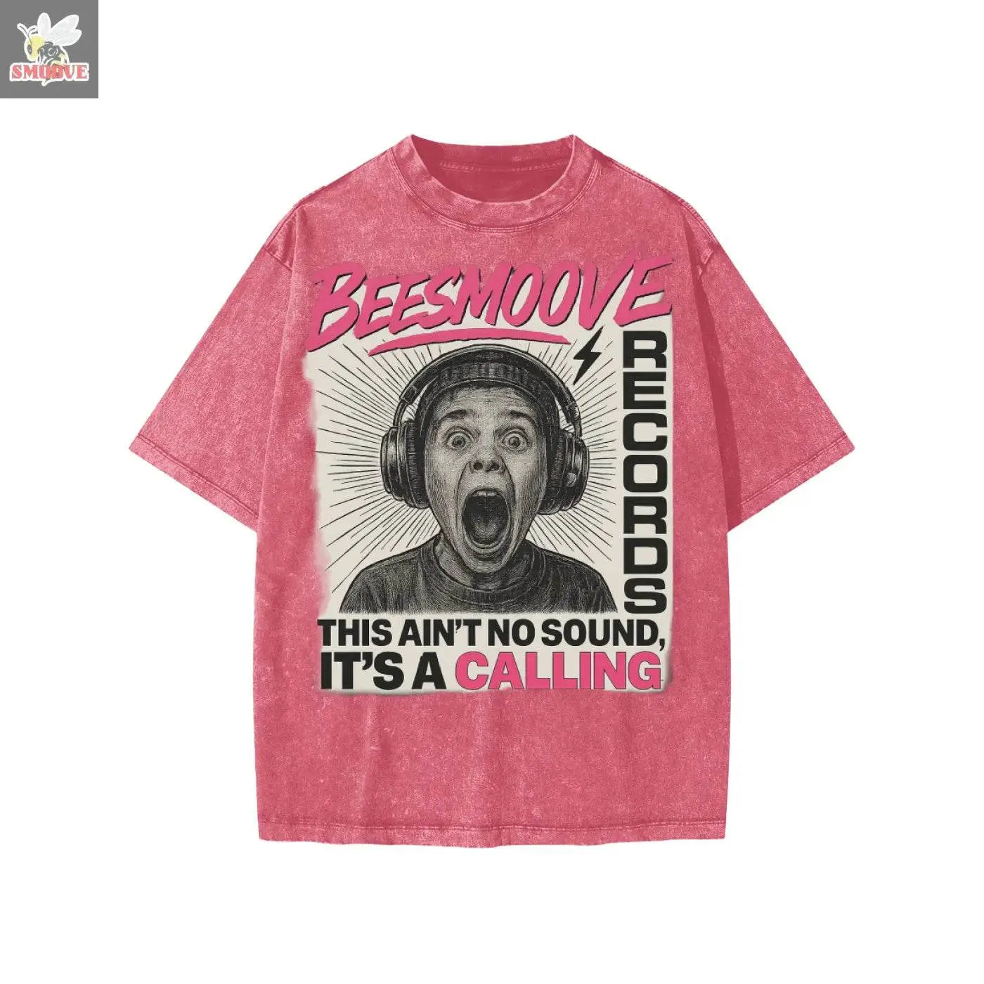 BEESMOOVE Frequency Washed Kids' T-shirt - Beesmoove