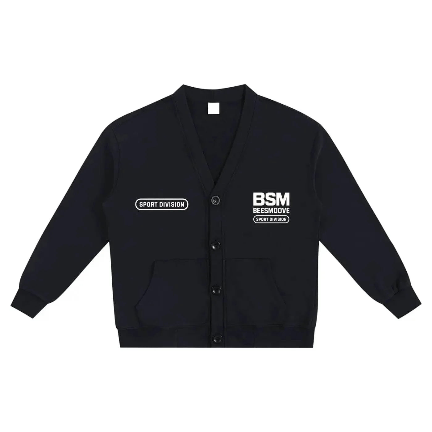 BEESMOOVE BSM Boss Status Mentality Washed Cardigan - Beesmoove