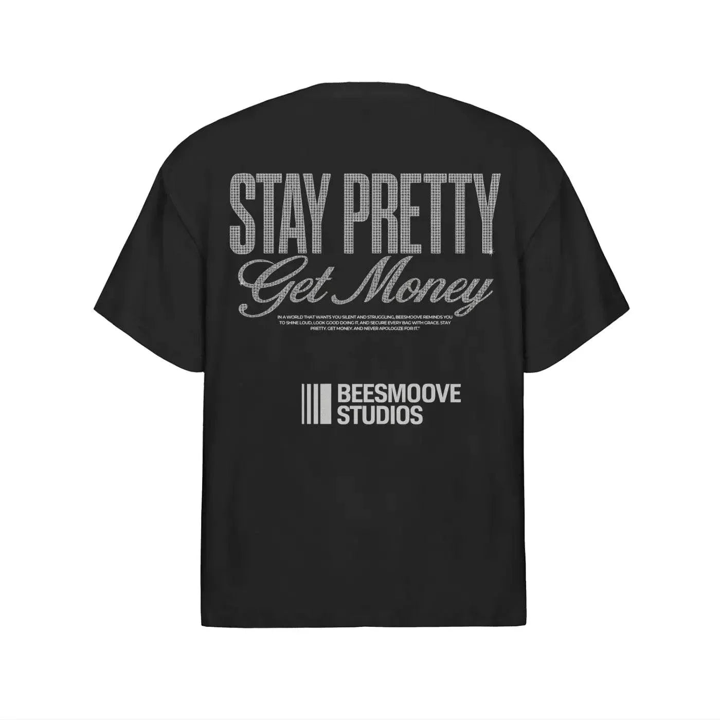 BEESMOOVE Stay pretty Cotton Oversized T-Shirt - Beesmoove