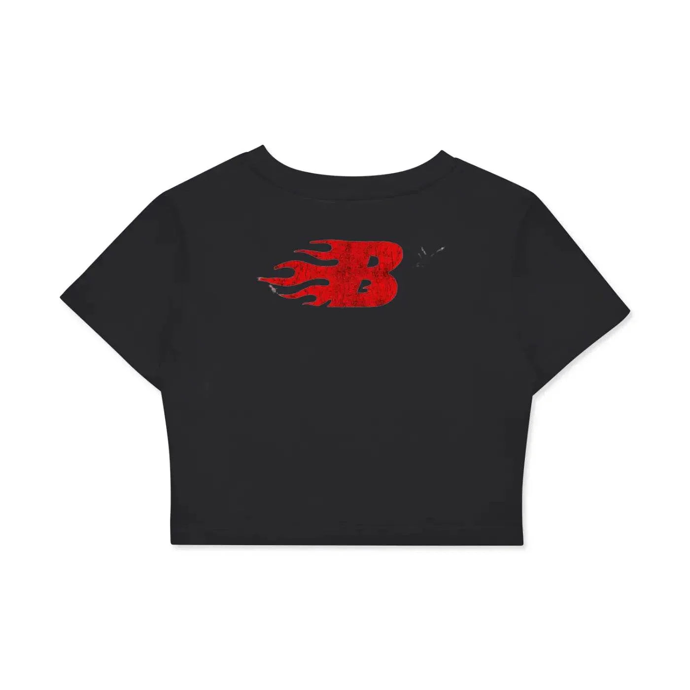 BEESMOOVE BEE LEGENDARY Lips Women's Fitted Crop Tee - Beesmoove