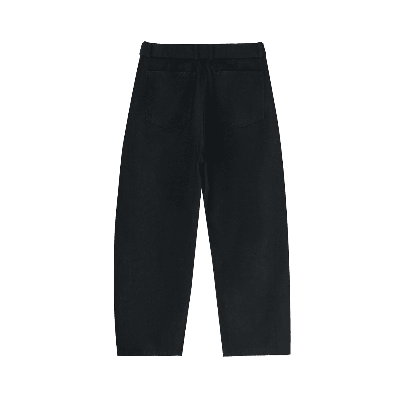 BEESMOOVE DOHIVE Twisted-Seam Belted Curved-Blade Pants - Beesmoove