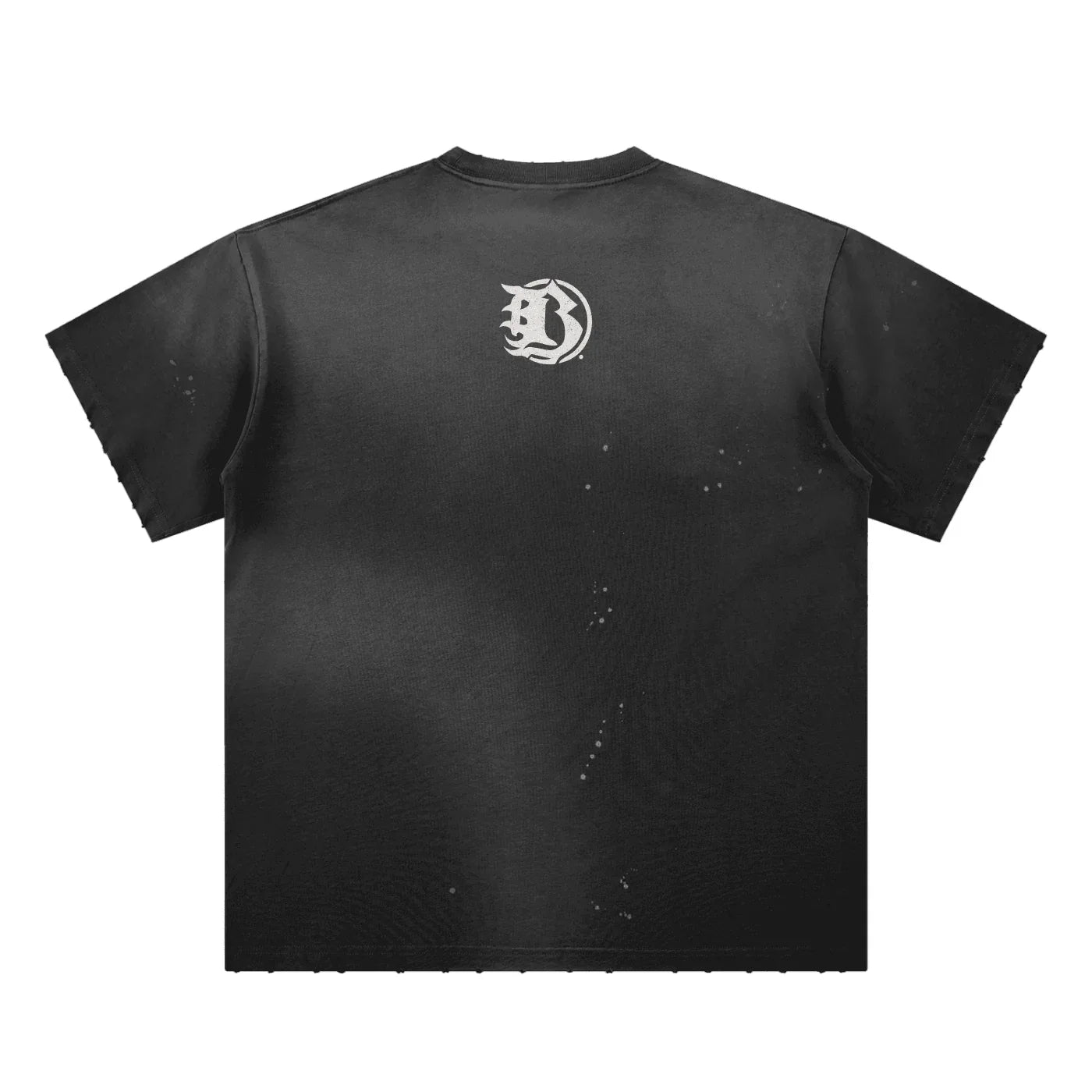 BEESMOOVE Tribal Mark Tee Sunfade Paint Splatter T-Shirt - Beesmoove