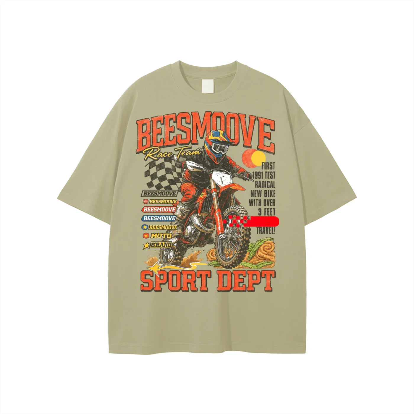 BEESMOOVE: Throttle Legends ’91 T-shirt - Beesmoove