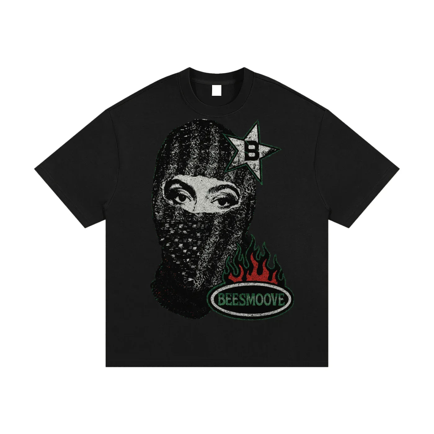 BEESMOOVE Street Star Surveillance Heavyweight Cotton T-Shirt - Beesmoove