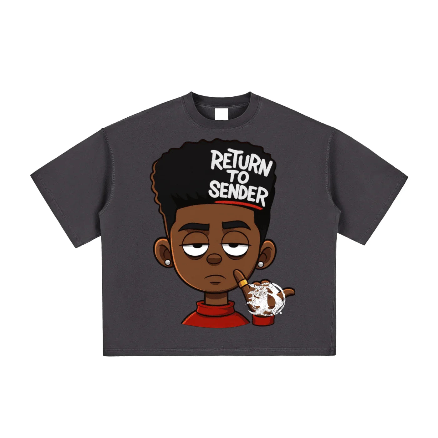 BEESMOOVE RTS Terrell Washed Boxy T-Shirt - Beesmoove